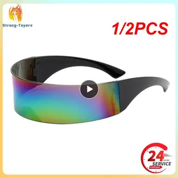 1 / 2 ЕЛЕМЕНТА Слънчеви очила за каране, Ветроупорен Мотоциклетни очила за спорт на открито, UV Поляризирани очила, Модерен Колоездене