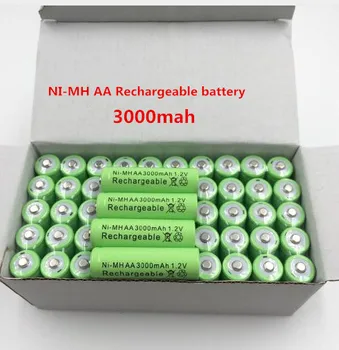 1 ~ 20 броя Нов 3000mAh батерия AA 1.2 V Ni-MH Акумулаторна батерия за детски играчки, Камера и Микрофон