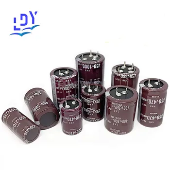 1 бр. електролитни кондензатори от бичи рога 250 V x 330 icf/470/560/680/820/1000/2200 микрометод