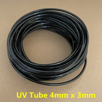 10 метра UV-тръби за принтер, 4 mm * 3 mm UV-тръби за принтер с мастило, UV-тръби за принтер Epson Stylus pro 4800 4880 7800 9800 UV принтер
