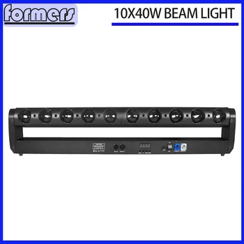 10x40 W RGBW 4в1 Лъч на Движещата се Глава за Сценичното Осветление 10*40 W Лъч DMX512 DJ Проектор Светлини За бар Вечерни KTV Дискотека Сватба