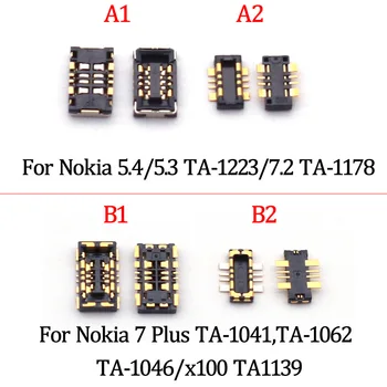 2 бр. Конектор за спк стартира строителни батерията на дънната платка за Nokia 5.4/5.3 TA-1223/7.2 TA-1178 за Nokia 7 Plus TA-1041 TA-1062