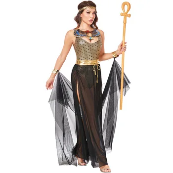 2023 Маскарадная Парти Клеопатра Фараон На Египет Коспали Древните Гръцки Обличам Костюм За Хелоуин Египетската Кралица Екипи На Гръцката Богиня