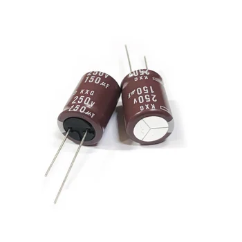 5шт 250V150UF KXG 18x25 мм Оригинални Нови Електролитни кондензатори NIPPON CHEMI-CON NCC с дълъг живот и ниско съпротивление