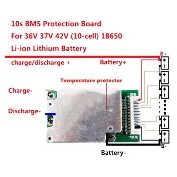 Aleaivy 10S 36V 37V 15A 18650 литиево-йонна батерия BMS ПХБ PCM монтажна такса электровелосипеда