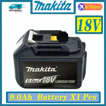 BL1850 Makita 18V 9.0 Ah 100% Оригинална Батерия BL1830 BL1860 BL1850B Батерии За инструменти, Съвместими С Makita 18 Волтов Безжичен Wheelhead Машина