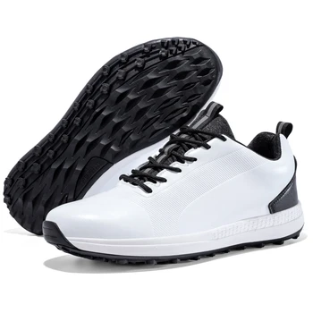 Fniadia/ Висококачествени Мъжки обувки за голф, без нокти, Удобни и леки мъжки маратонки за голф, Нескользящие дишащи обувки за голф
