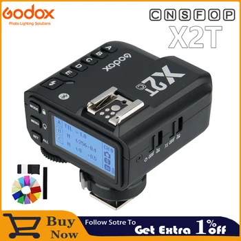Godox X2T-C X2T-N X2T-S X2T-F X2T-O 2,4 G Безжичен предавател стартиране на светкавицата TTL HSS за Canon, Nikon, Sony, Fuji Olympus, Pentax