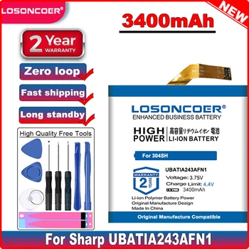 LOSONCOER Батерия добро качество UBATIA243AFN1 3400 mah батерии за Sharp Aquos 304SH