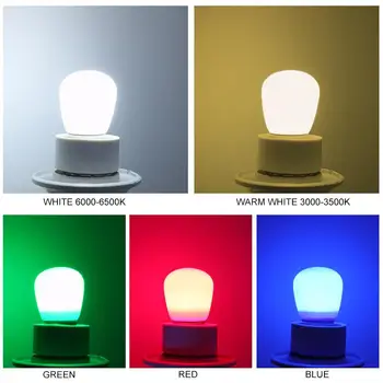 LumiParty E14 Led лампа от 3 W 220 В, Мини-хладилник, лампа за декорация на дома, Бял/Топло бял/Червен/син/зелен