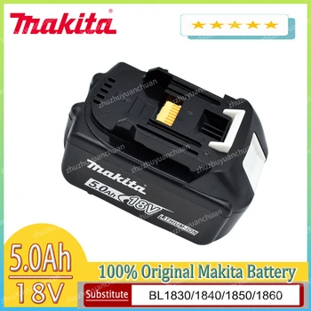 Makita 18V tools 5.0 Ah Акумулаторна литиево-йонна батерия 18v Сменяеми батерии за бормашини BL1860 BL1830 BL1850 BL1860B