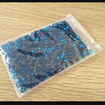 SS20 1440 бр., Сини DMC Блестящи кристали и кристални, с фиксирана облегалка, топла определяне, Висококачествен Стъклен камък, глина на стразах, Diamond облекло