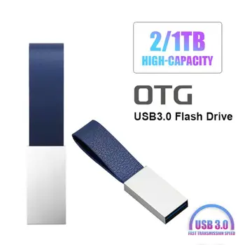 USB флаш памет и 2 TB OTG Метален USB 3.0 Високоскоростна флаш-диск 1 TB Type C Стик Mini Flash Drive Memory Stick