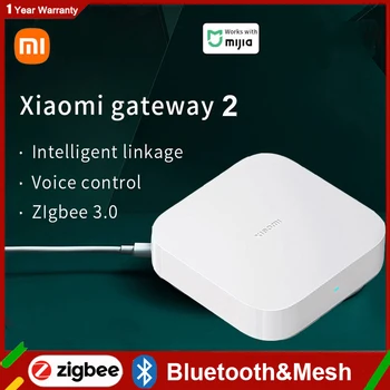 Xiaomi Smart Multifunctional Портал 2 Bluetooth Мрежа Zigbee WiFi Hub с Дистанционно Управление с Двоен Wi-Fi 5G 2,4 G Mi Home APP