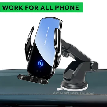 Автомобилното Безжично Зарядно Устройство на Магнитен Щепселът е Универсален За Всички Телефони отдушник На Присоске Скоба Издънка на Държач За iPhone 14 Pro Max Samsung