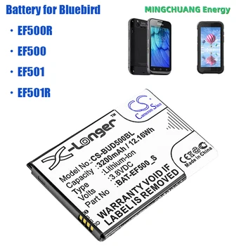 Батерия за баркод скенер Cameron Sino Bluebird BAT-EF500_S, BAT-EF50S, BAT-EF50X за Bluebird EF500R, EF500, EF501, EF501R