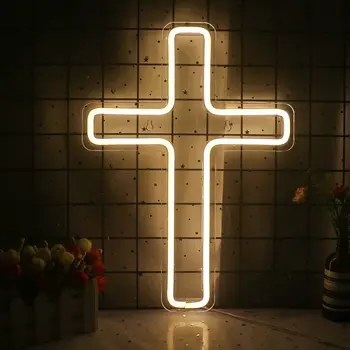 В библията се захранва от USB, Неонови светлини, Знак Кръст за деца, Роботи, Детски кът, Декоративен led фон, за Украса на стени, Сватба парти