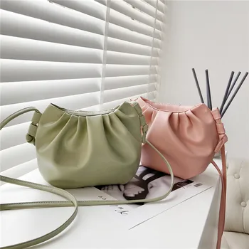 Дамска чанта за през рамото от премиум-клас, Нова мода Нишевая дизайнерска чанта-месинджър, Дамска чанта в стила на Дивия Запад, мини-Мътна чанта