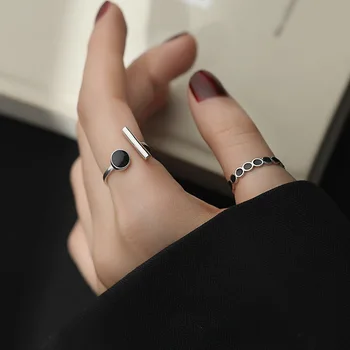 Жена метален пръстен Модни Аксесоари 2023 Нови бижута Подарък за годишнината, регулируем Пръстен 20232776