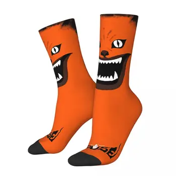 Забавен Луд чорап за мъже, Хаусу, Филми на ужасите в стила хип-хоп, качествени стелки за екипажа с принтом, всекидневни подарък
