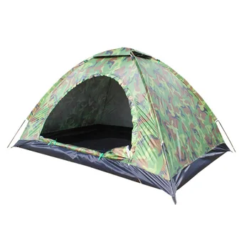 Камуфляжная палатка за къмпинг, 1 * Чанта за съхранение, 4 * Брой, защита от лекия дъжд, водоустойчив, 1 комплект за палатки