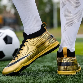 Качествена футболни обувки, футболни обувки, Mbappé, здрави футболни обувки, леки и удобни маратонки за футзала, на Едро, в Обществото Chuteira.