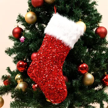 Коледен Отглеждане на Дядо Коледа, Коледни чорапи, Висулки във формата на елхи, Украса за дома, Коледен подаръчен пакет Натал Noel Decor 2024