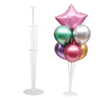 Комплект каботажните за балони, Прозрачни пръчки за балони със стойка, Държач за балони с поставка за Бала, Коледно парти, на фестивала на открито