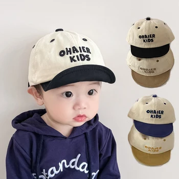Корейски модни детски очила, шапки, пролетно-есенни памучни слънчеви шапки за деца, новородени момчета и момичета