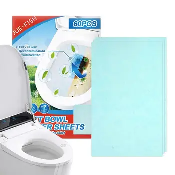 Листове за почистване на тоалетната чиния 60 Листа, екологично чисти ленти за почистване на тоалетната чиния, почистващи ленти, удаляющие петна и миризми, освежаващи Си