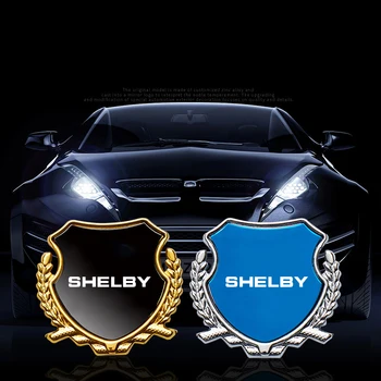 Метални автомобилни стикери, декоративни стикери в горната багажник на кола, стикери на предното и задното стъкло, стикер за автомобил за Ford SHELBY автомобилни аксесоари