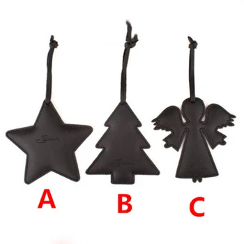 модел кожа занаяти Коледен ангел дърво звезда подвесное украса кожени дупката удари набор от инструменти нож за щанцоване