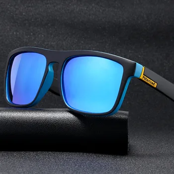 Модерен Квадратен ретро Поляризирани слънчеви очила Луксозен марка, Дизайнерски Слънчеви очила За Мъже И Жени, Ретро Очила за шофиране, Риболов, UV400