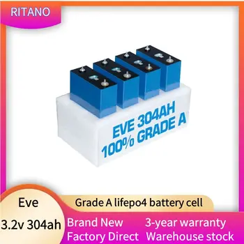 Най-добрият батерия eve 2023 lifepo4 105ah 280ah 304ah lifepo4 батериите 3,2 v 320ah литиево-йонна Батерия за Слънчева енергия