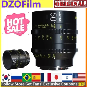 Обектив DZOFilm VESPID 50mm T2.1 с монтиране PL или за обектива EF филм фотограф за снимките на филма