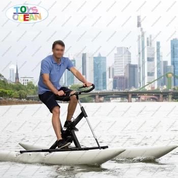 Обичай Размер, висококачествени надуваеми морска лодка-банан от PVC, с плаваща шамандура за водни велосипеди