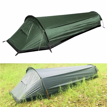 Палатка за Къмпинг на един човек, ultralight водоустойчив спален чувал за улицата, защита от Комари, Защита от насекоми, Окото палатка с репеллентом