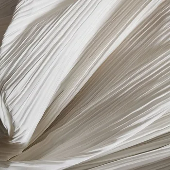Плиссированная плат Issey Miyake, имитирующая памук и лен, с гънки и специална текстура, дизайнерски кърпа за фон със собствените си ръце