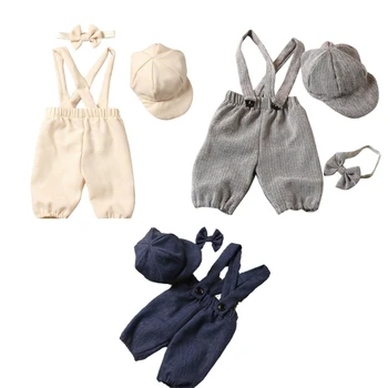 Подпори за фотосесия на новородено, шапка и панталони, Детски униформи на 90-те години, Cosplay-костюм за представляващи