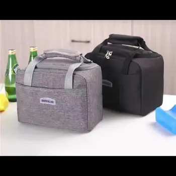 Преносима чанта за обяд, Нова Термоизолированная кутия за обяд, чанта-хладилник, чанта-bento, Контейнер за вечеря, чанти за съхранение на училищни продукти