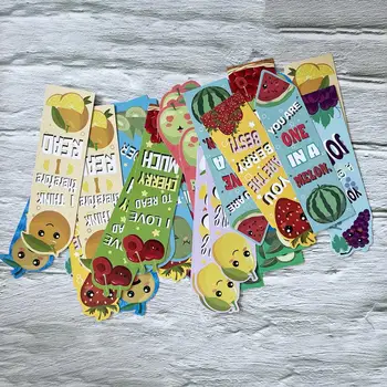 Сладки, забавни отметки за деца, ароматизирани маркери на fruity тема, ще стимулира четенето на дълги аромати за деца за деца
