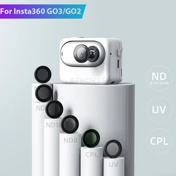 Филтър на обектива на камерата, за да Insta360 GO3, водоустойчив филтър за Insta360 GO2, Филтър за предпазване на обектива, Аксесоари за фотоапарати