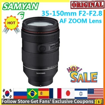 Широкоъгълен обектив SAMYANG 35-150 мм AF F2-2.8 FE с автоматично фокусиране на камери на SONY с затваряне на FE A7III A7IV A7R III IV