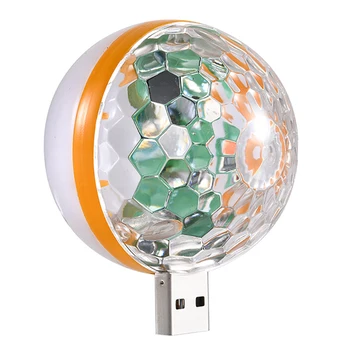USB LED Цветна лампа с висока светопроницаемостью, акумулаторна лампа за украса на бюрото в дома си Офис